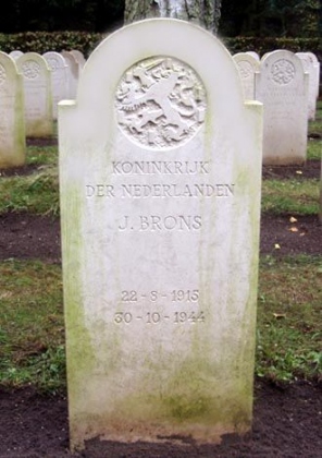 Grafsteen van Jan Brons