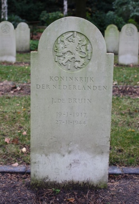 Grafsteen van Jan de Bruin