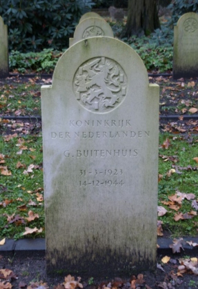 Grafsteen van Gerrit Buitenhuis