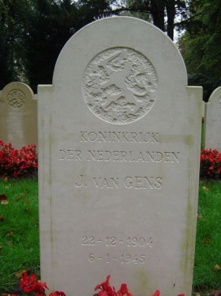 Grafsteen van Jan van Gens
