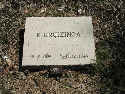 Grafsteen van Klaas Gruizinga