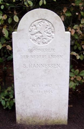 Grafsteen van Barend Hannessen