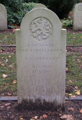 Grafsteen van Albert Haverkamp