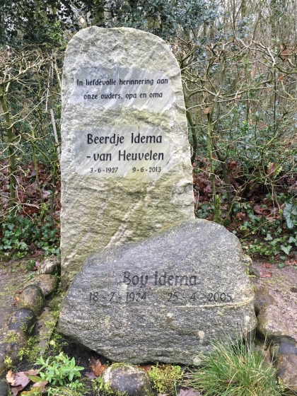 Grafsteen van Hendrik Jacob (Boy) Idema