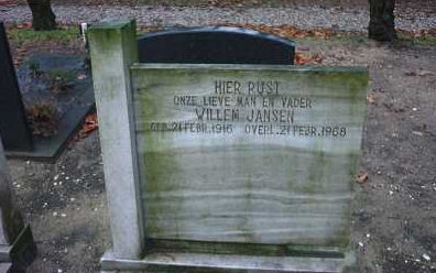 Grafsteen van Willem Jansen