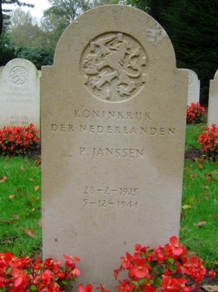 Grafsteen van Pieter Janssen
