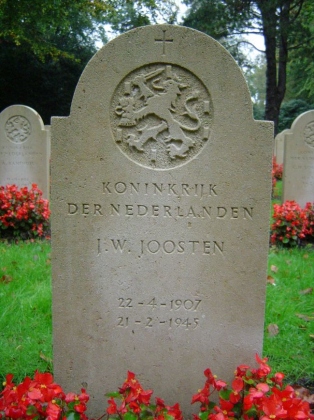 Grafsteen van Johannes Wilhelmus Joosten