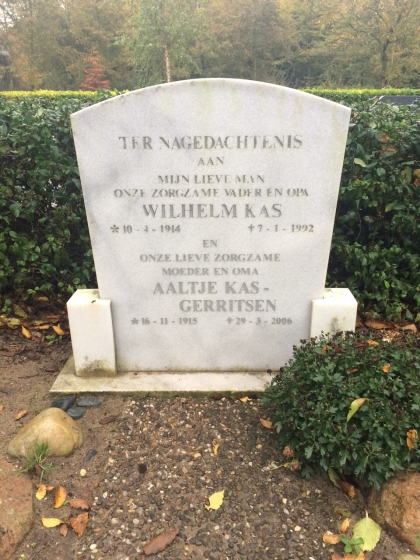 Grafsteen van Wilhelm Kas