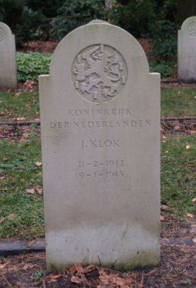 Grafsteen van Jacob Klok
