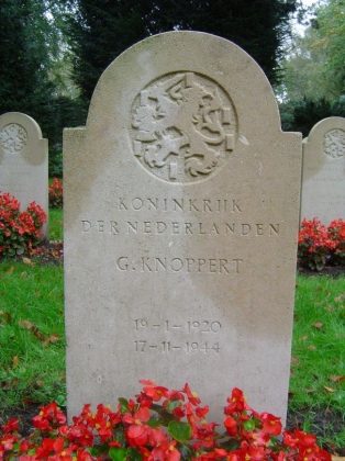 Grafsteen van Gerrit Knoppert
