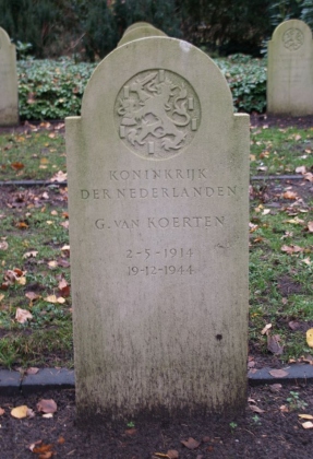 Grafsteen van Gerrit van Koerten