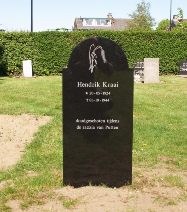 Grafsteen van Hendrik Kraai
