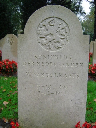Grafsteen van Willem van de Kraats