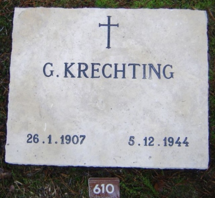 Grafsteen van Gradus Krechting