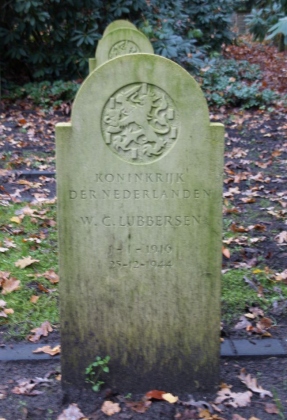 Grafsteen van Willem Christiaan Lubbersen