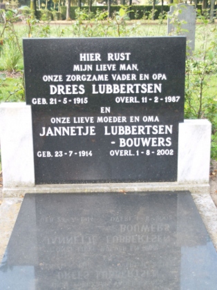 Grafsteen van Drees Lubbertsen