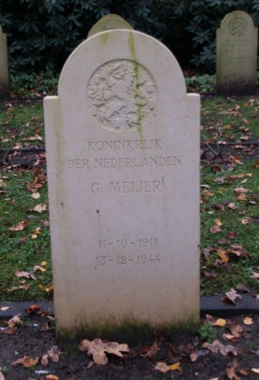 Grafsteen van Gerrit Meijer
