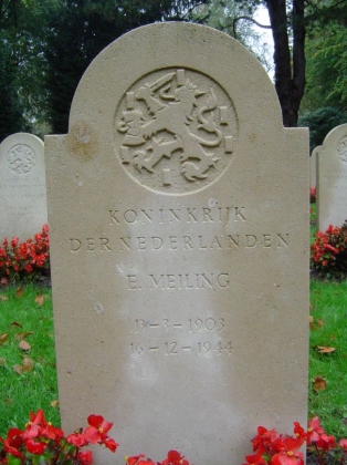 Grafsteen van Evert Meiling
