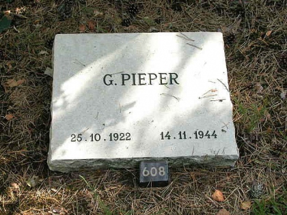 Grafsteen van Geurt Pieper