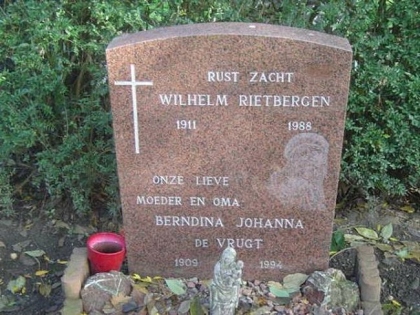 Grafsteen van Wilhelm Rietbergen