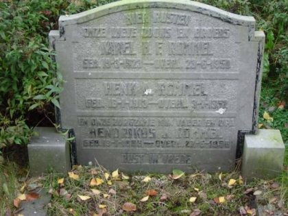 Grafsteen van Karel Heinrich Friedrich Rommel