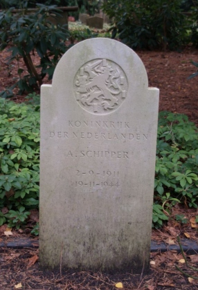 Grafsteen van Andries Schipper