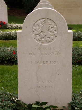 Grafsteen van Jan Schreuder
