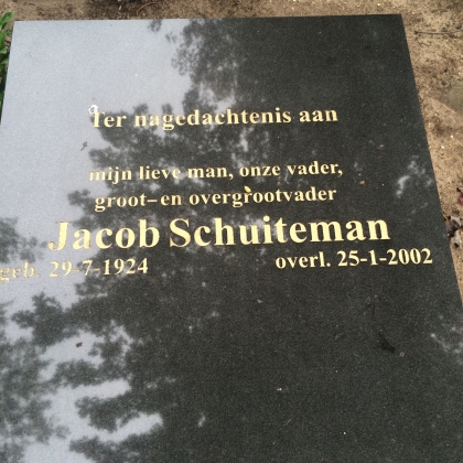 Grafsteen van Jacob Schuiteman