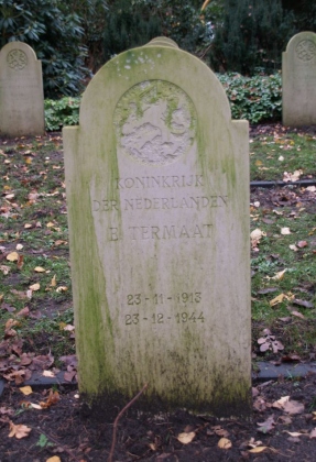Grafsteen van Elbert Termaat