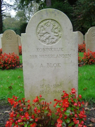 Grafsteen van Adrianus Blok