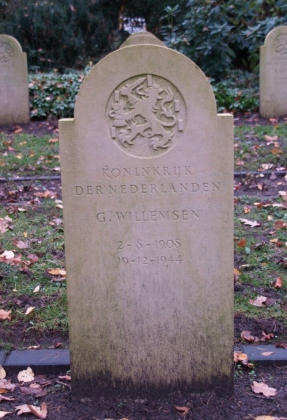 Grafsteen van Gerrit Willemsen