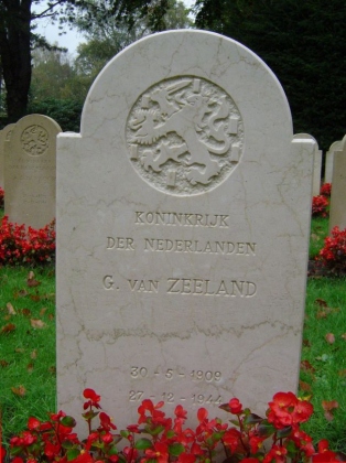 Grafsteen van Gerardus van Zeeland