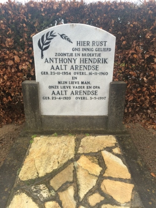 Grafsteen van Aalt Arendse